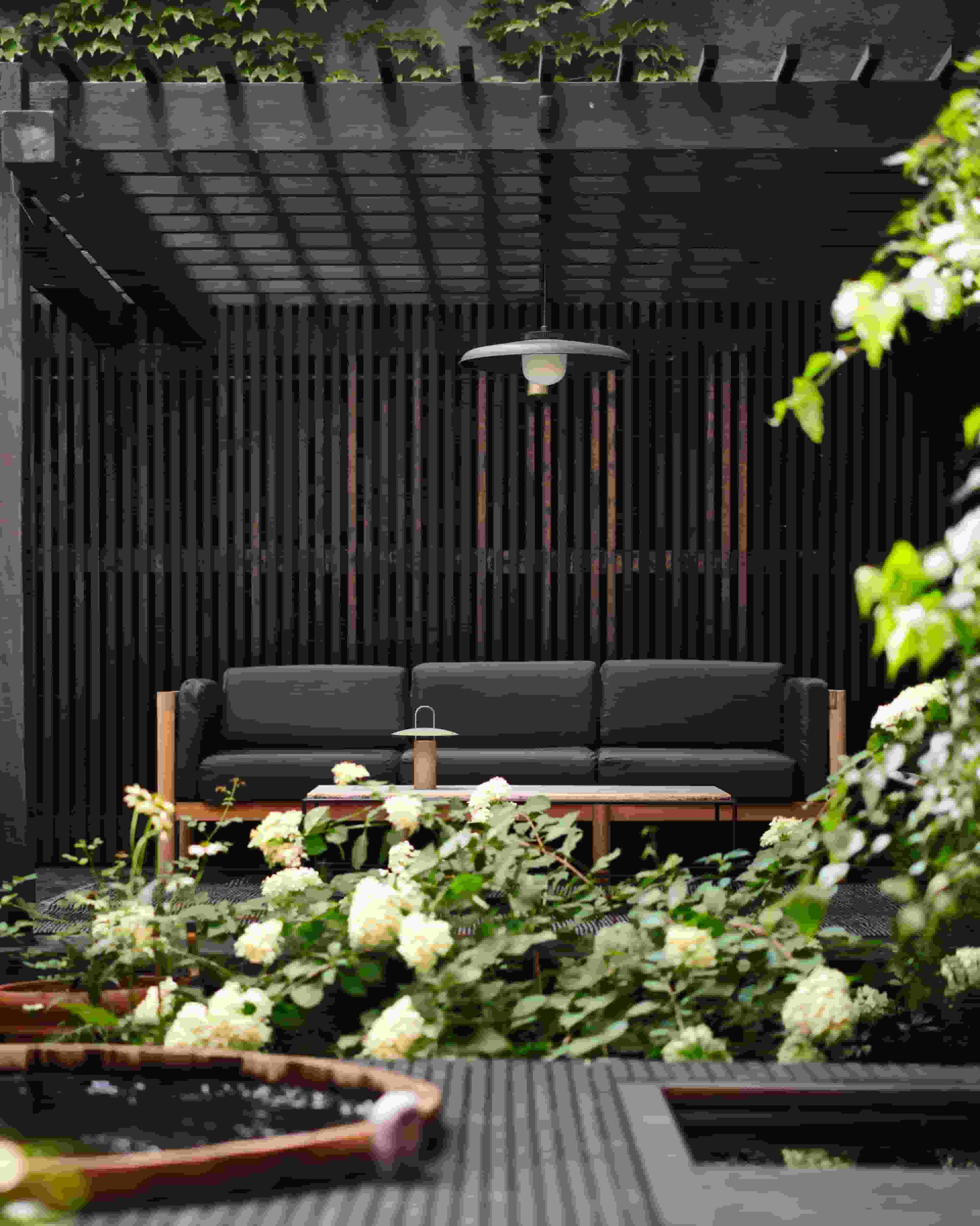 Landscape design of backyard garden by Nishiel Patel in Brooklyn